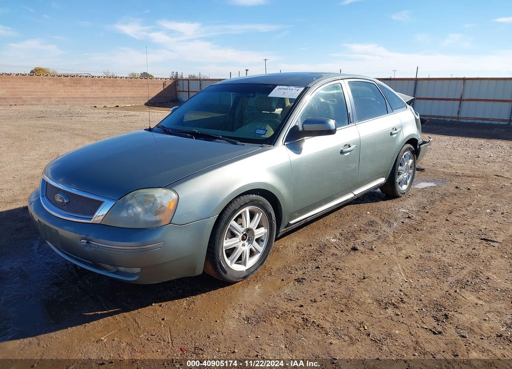 2007 FORD FIVE HUNDRED SEL VIN: 1FAHP27117G143037