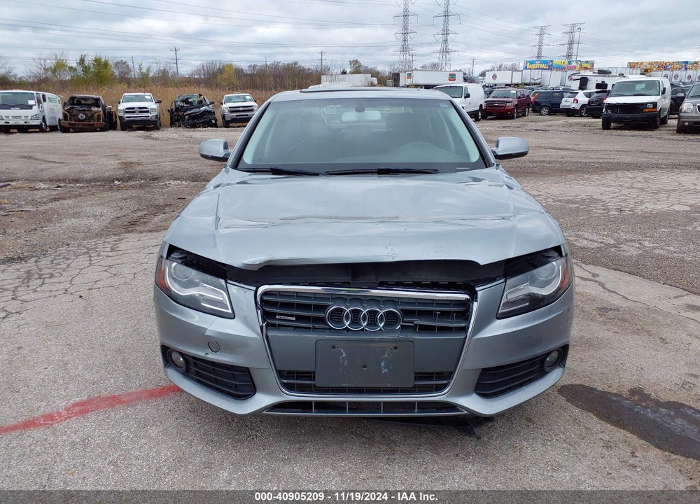 2010 AUDI A4 2.0T PREMIUM VIN: WAUFFAFL9AN053930