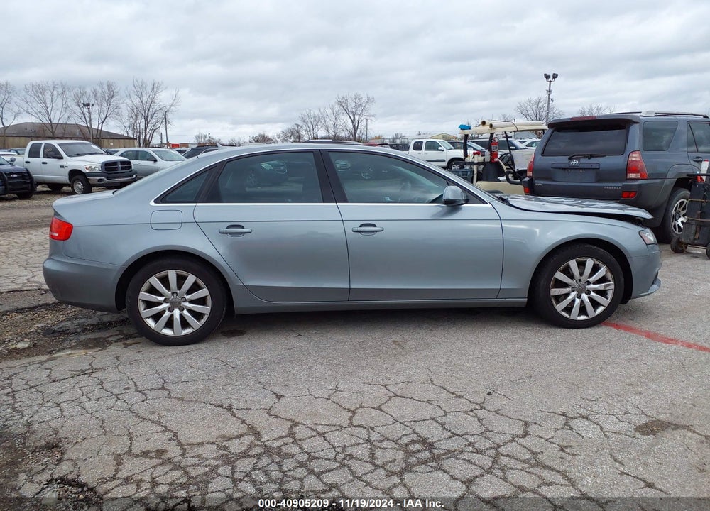 2010 AUDI A4 2.0T PREMIUM VIN: WAUFFAFL9AN053930