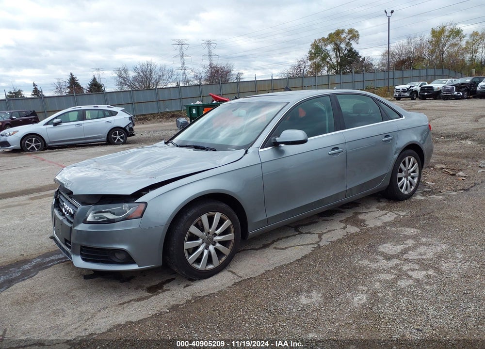 2010 AUDI A4 2.0T PREMIUM VIN: WAUFFAFL9AN053930