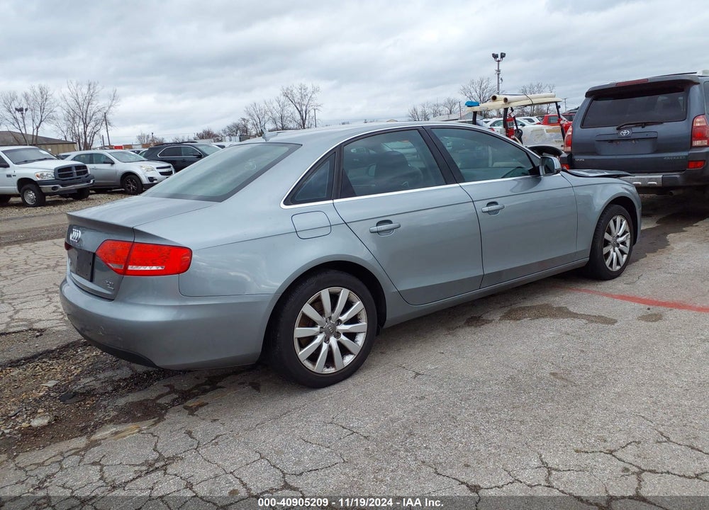 2010 AUDI A4 2.0T PREMIUM VIN: WAUFFAFL9AN053930