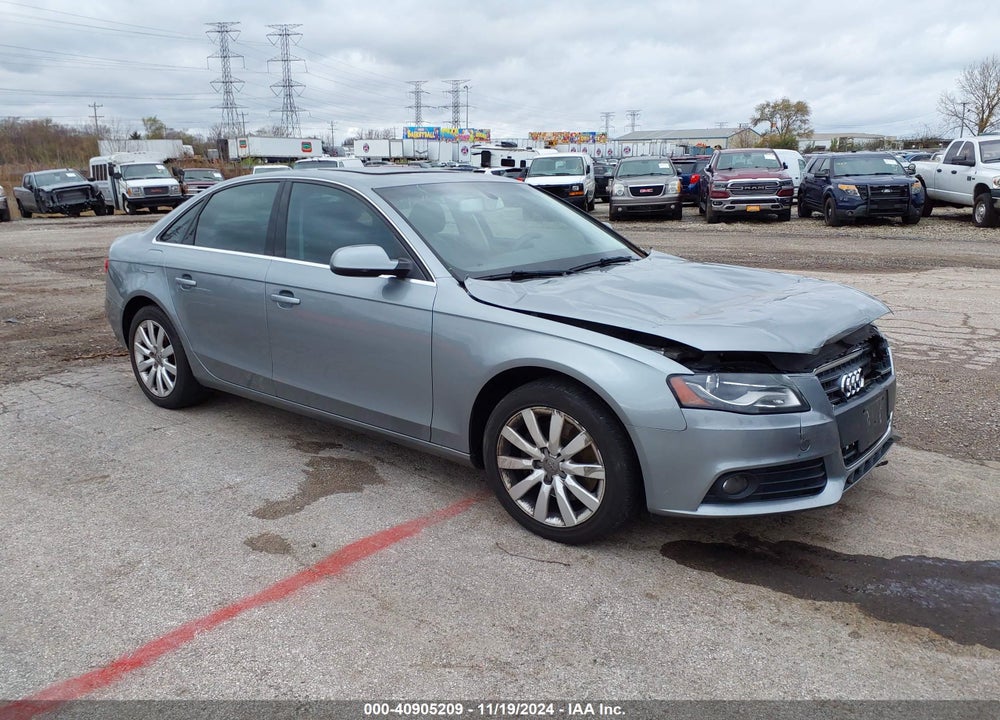 2010 AUDI A4 2.0T PREMIUM VIN: WAUFFAFL9AN053930