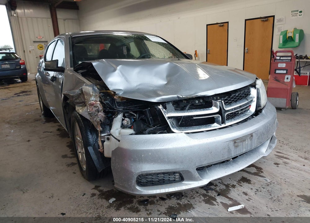 2013 DODGE AVENGER SE V6 VIN: 1C3CDZAG9DN720461