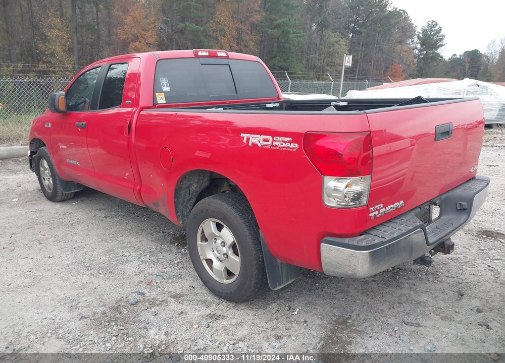 2008 TOYOTA TUNDRA SR5 5.7L V8 VIN: 5TFBV54188X045930