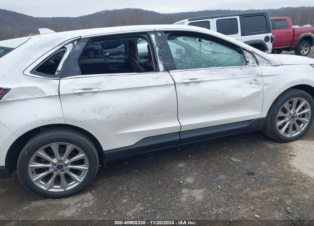 2018 FORD EDGE TITANIUM VIN: 2FMPK4K91JBC11795