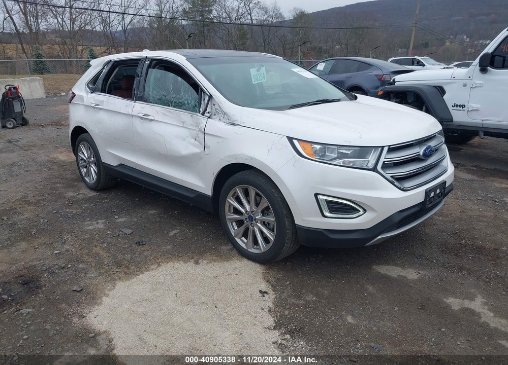 2018 FORD EDGE TITANIUM VIN: 2FMPK4K91JBC11795