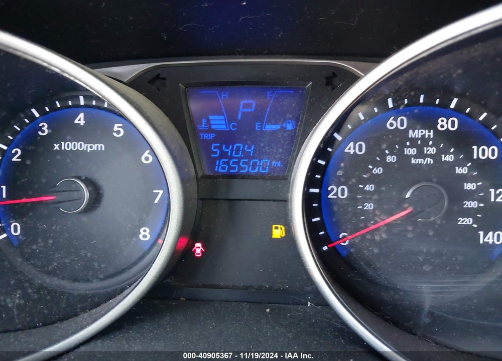 2012 HYUNDAI TUCSON GLS VIN: KM8JU3AC4CU393657