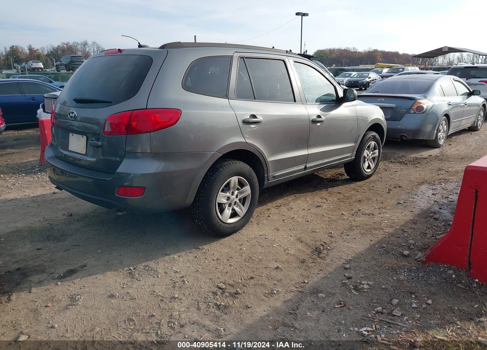 2009 HYUNDAI SANTA FE GLS VIN: 5NMSG13D89H264542