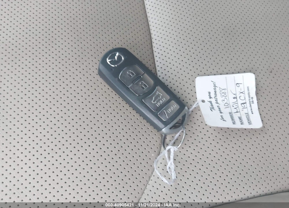 2019 MAZDA CX-9 TOURING VIN: JM3TCBCY8K0304981