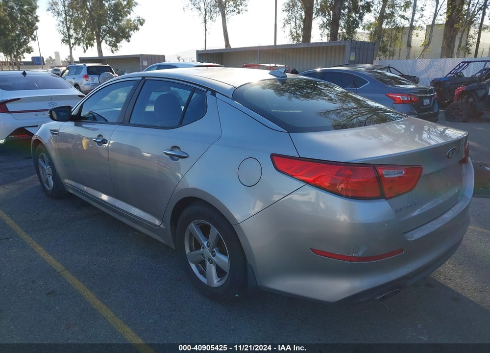 2015 KIA OPTIMA LX VIN: 5XXGM4A70FG468596