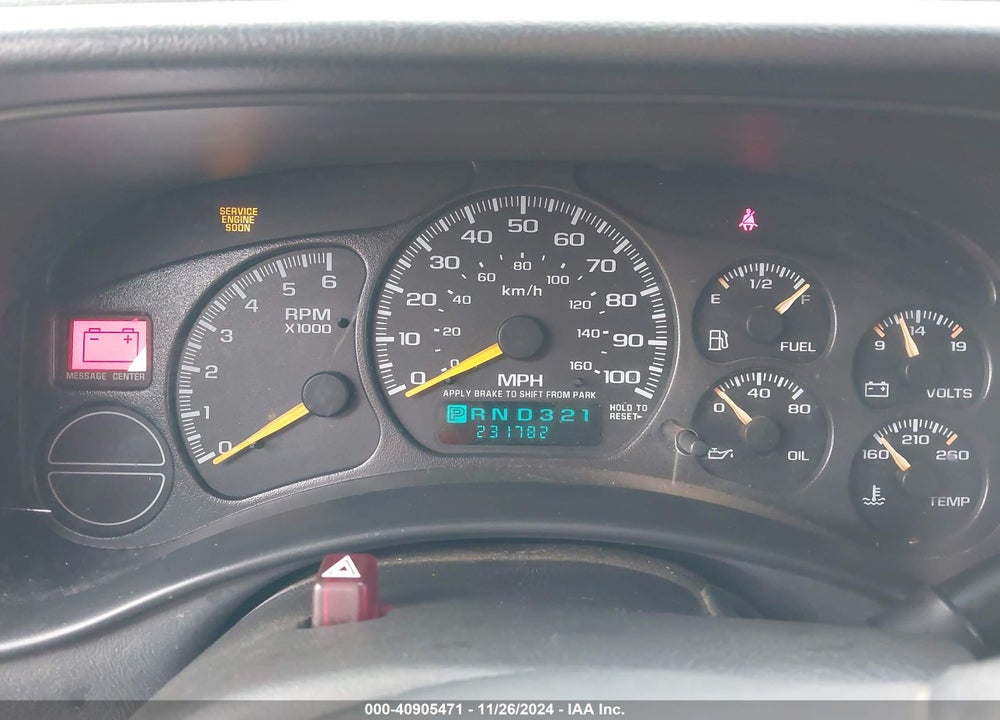 2000 CHEVROLET SILVERADO 1500 LT VIN: 1GCEK19T4YZ300540