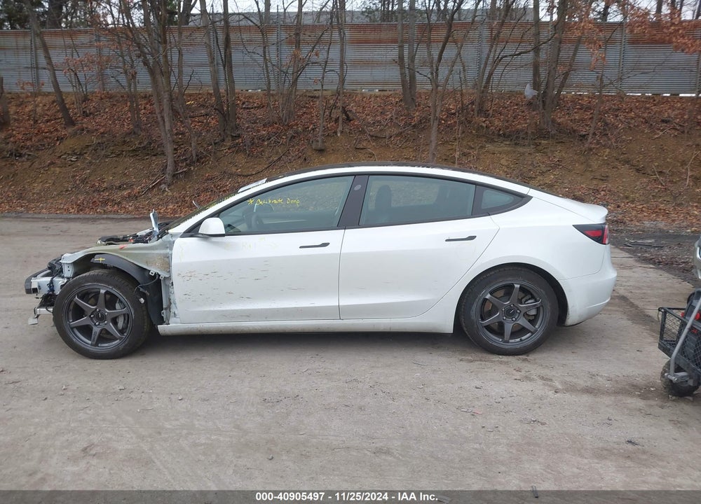 2022 TESLA MODEL 3 LONG RANGE DUAL MOTOR ALL-WHEEL DRIVE VIN: 5YJ3E1EBXNF198206