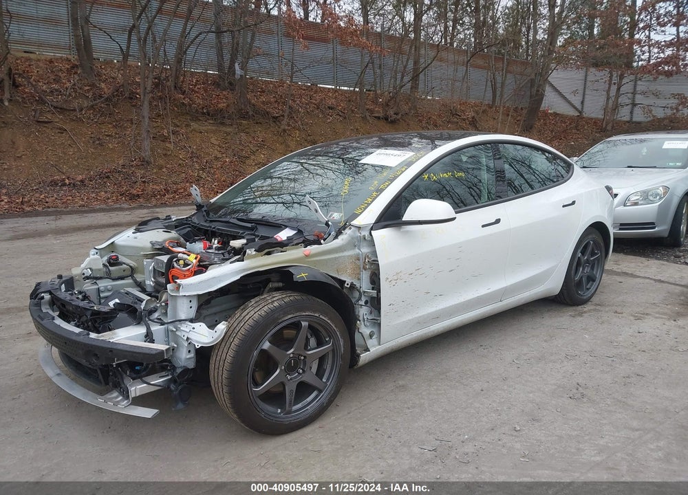 2022 TESLA MODEL 3 LONG RANGE DUAL MOTOR ALL-WHEEL DRIVE VIN: 5YJ3E1EBXNF198206