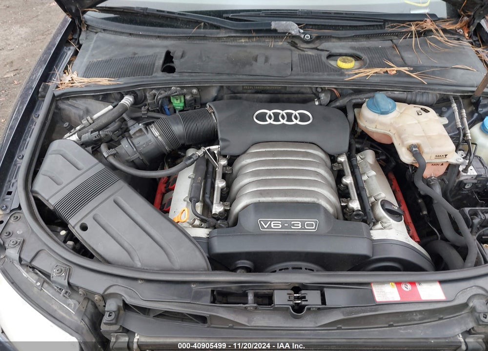 2004 AUDI A4 3.0 VIN: WAULT68E54A064085
