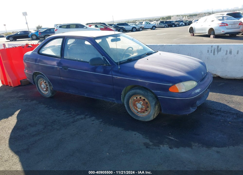 1996 HYUNDAI ACCENT L VIN: KMHVD14N9TU137727
