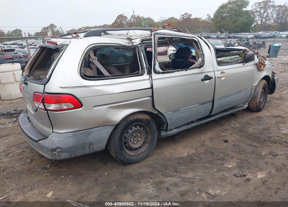 2002 TOYOTA SIENNA LE VIN: 4T3ZF13C62U439879
