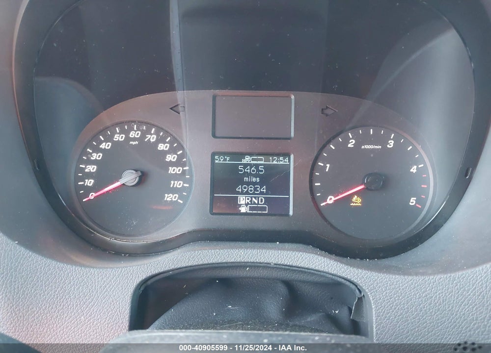 2022 MERCEDES-BENZ SPRINTER 2500 STANDARD ROOF V6 VIN: W1Y4EBHY9NT097077