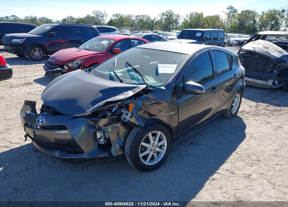 2013 TOYOTA PRIUS C ONE VIN: JTDKDTB35D1538487