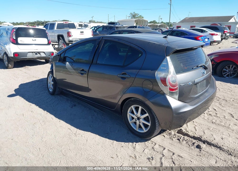 2013 TOYOTA PRIUS C ONE VIN: JTDKDTB35D1538487
