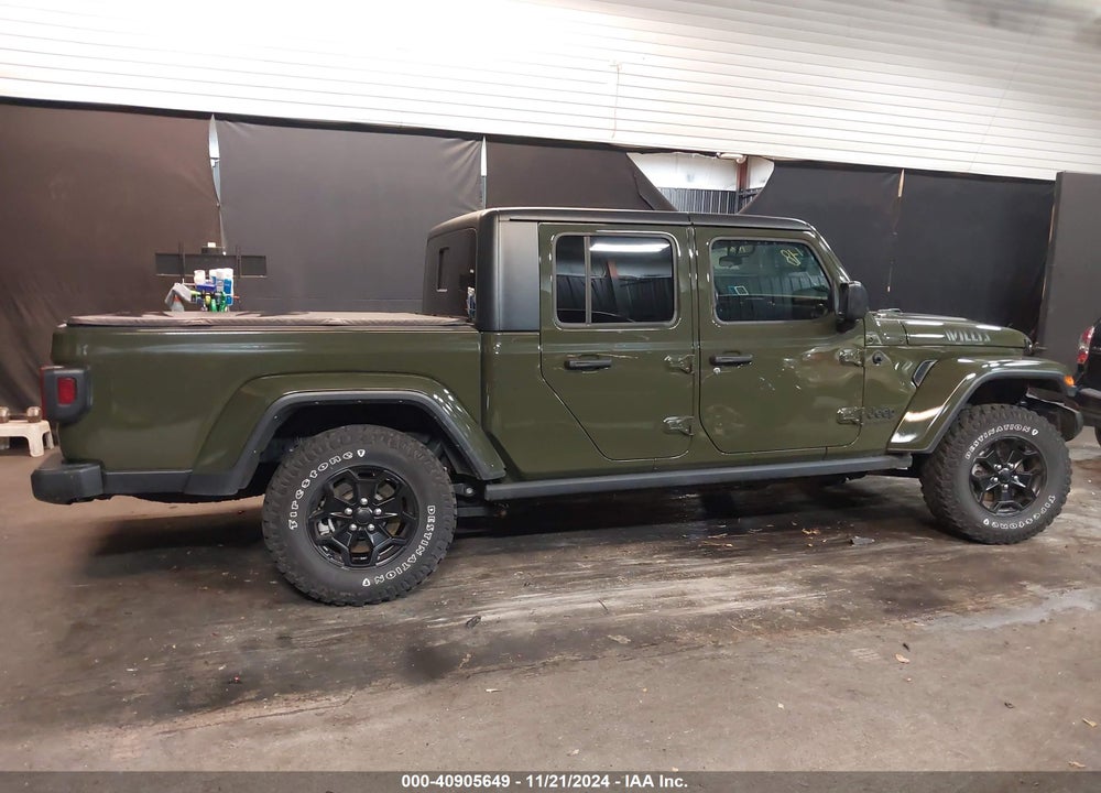 2021 JEEP GLADIATOR WILLYS 4X4 VIN: 1C6HJTAG8ML591543