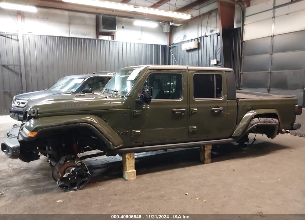 2021 JEEP GLADIATOR WILLYS 4X4 VIN: 1C6HJTAG8ML591543