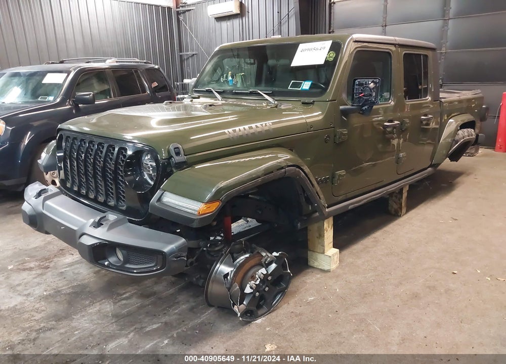 2021 JEEP GLADIATOR WILLYS 4X4 VIN: 1C6HJTAG8ML591543