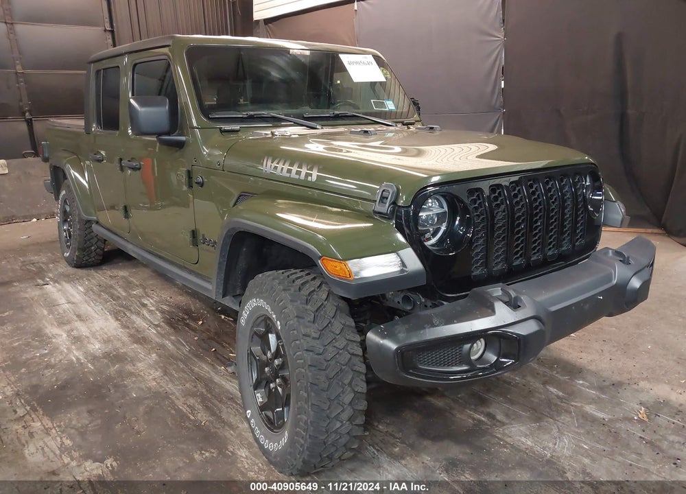 2021 JEEP GLADIATOR WILLYS 4X4 VIN: 1C6HJTAG8ML591543