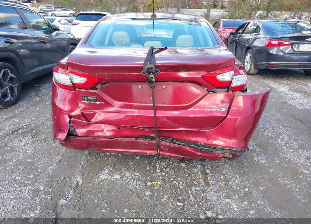 2014 FORD FUSION HYBRID VIN: 3FA6P0LUXER230730