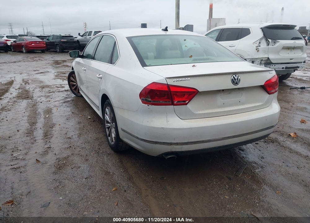 2013 VOLKSWAGEN PASSAT 2.5L SEL PREMIUM VIN: 1VWCP7A3XDC109061