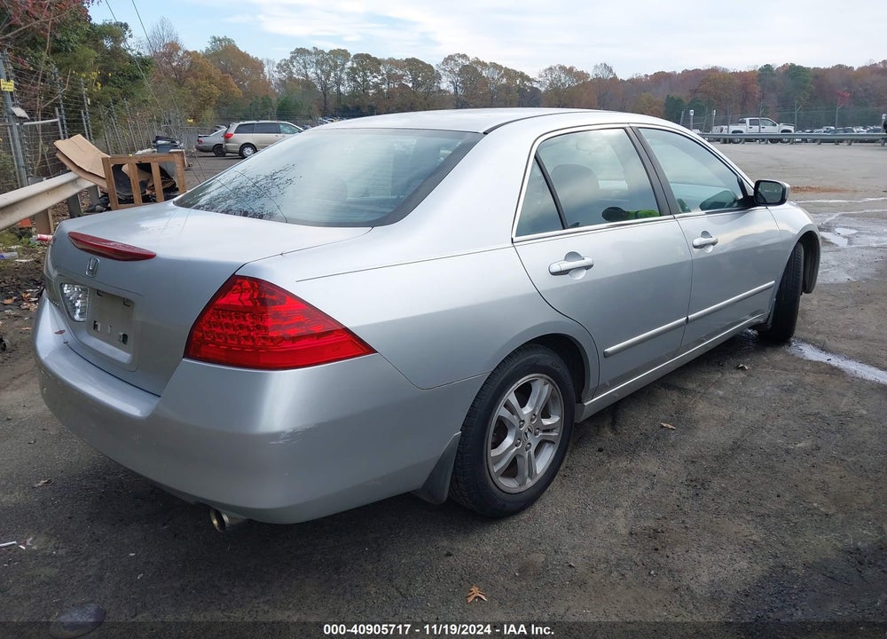 2006 HONDA ACCORD 2.4 SE VIN: 1HGCM56306A007907