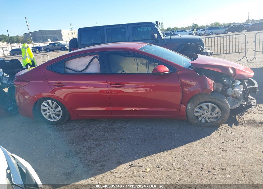 2017 HYUNDAI ELANTRA SE VIN: 5NPD74LF7HH071313
