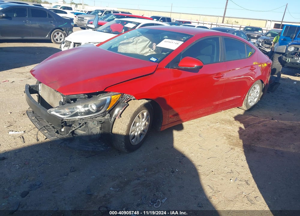 2017 HYUNDAI ELANTRA SE VIN: 5NPD74LF7HH071313