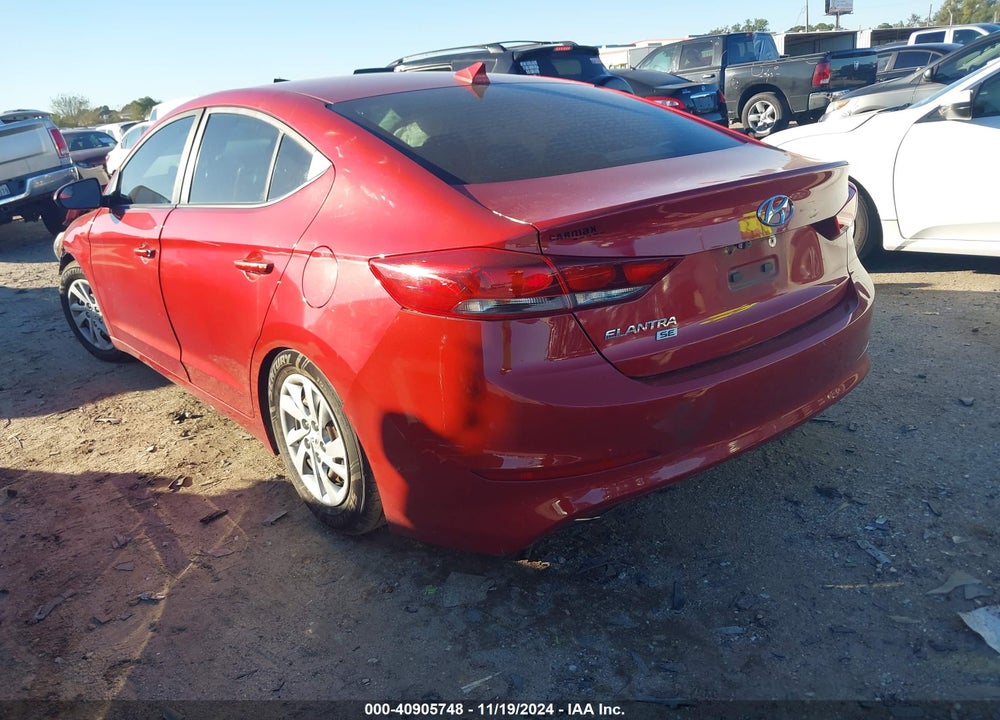 2017 HYUNDAI ELANTRA SE VIN: 5NPD74LF7HH071313