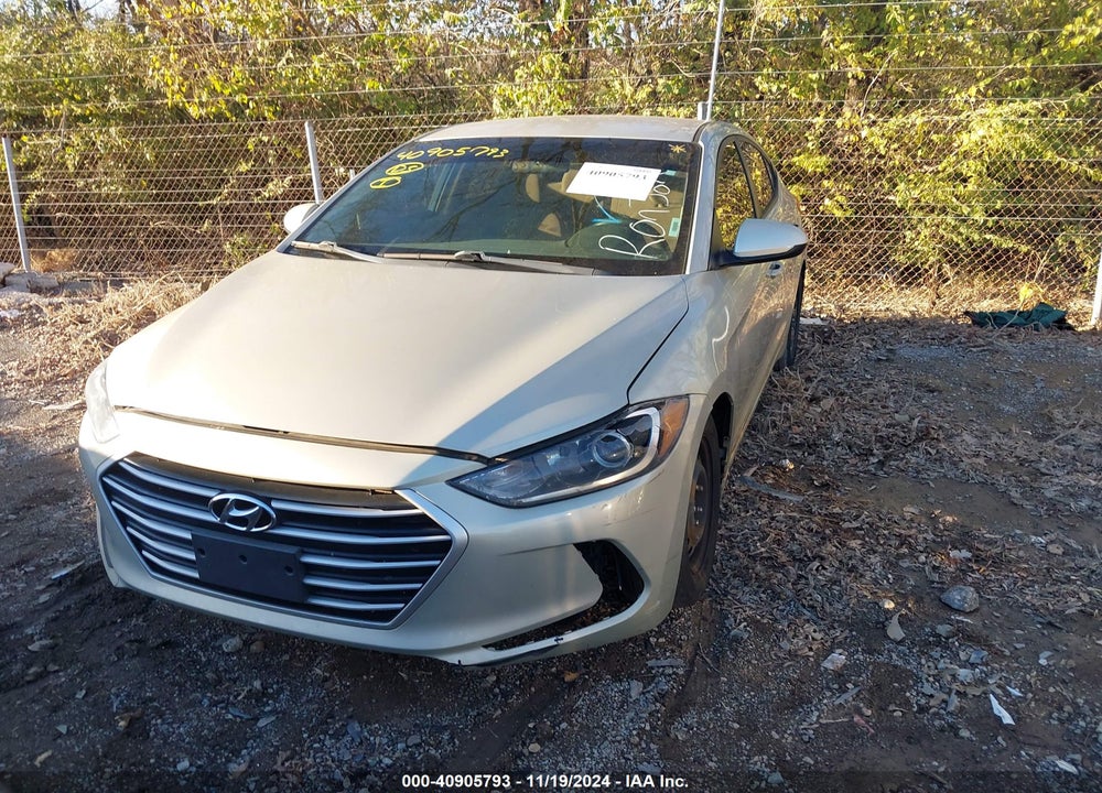 2017 HYUNDAI ELANTRA SE VIN: 5NPD74LF9HH202886