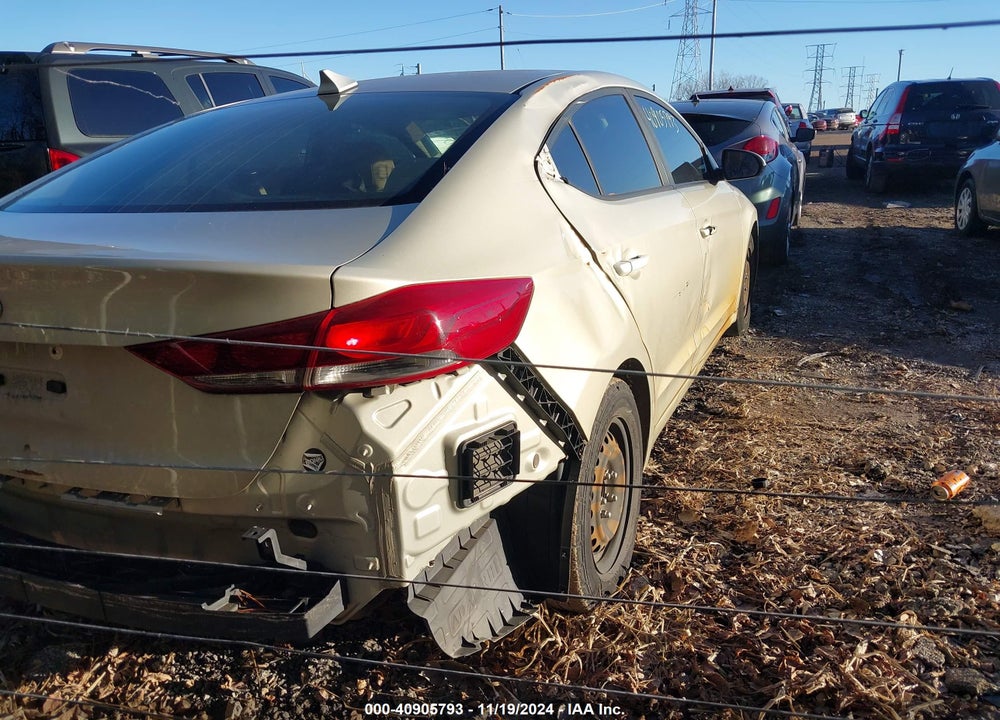 2017 HYUNDAI ELANTRA SE VIN: 5NPD74LF9HH202886
