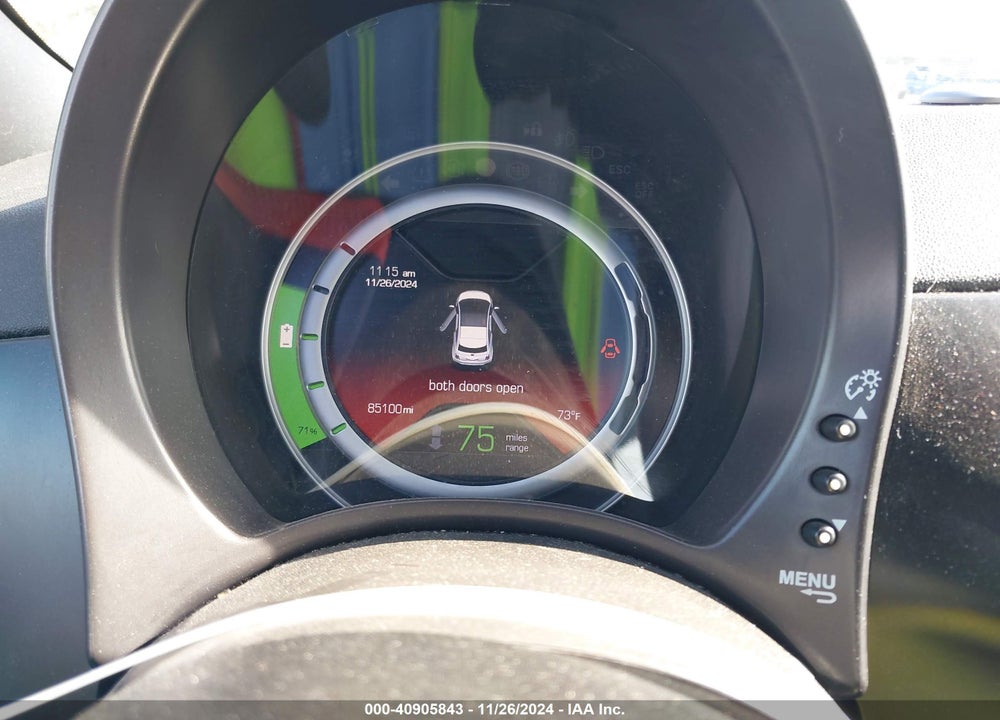 2014 FIAT 500E BATTERY ELECTRIC VIN: 3C3CFFGE1ET266853