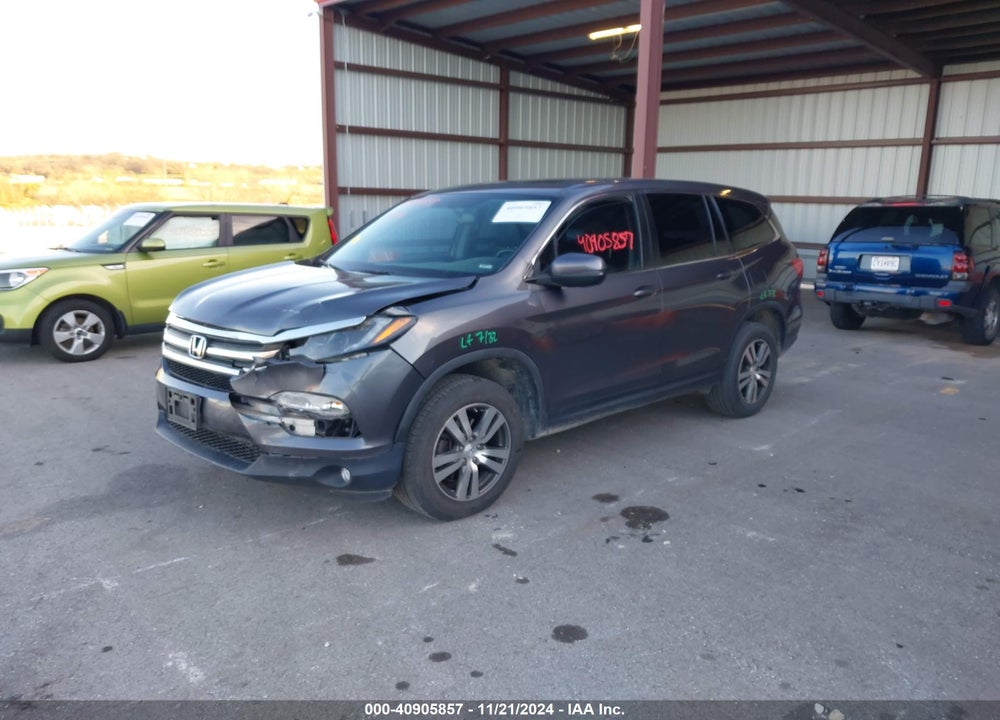 2017 HONDA PILOT EX-L VIN: 5FNYF6H85HB004010