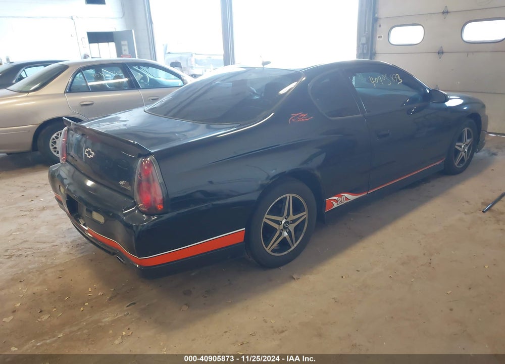 2005 CHEVROLET MONTE CARLO SUPERCHARGED SS VIN: 2G1WZ151659252896