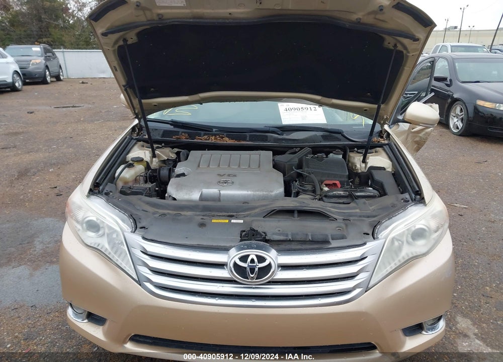 2011 TOYOTA AVALON VIN: 4T1BK3DB0BU387642