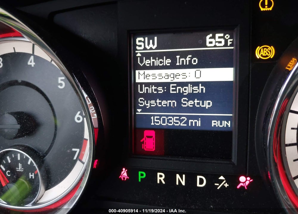 2016 DODGE GRAND CARAVAN R/T VIN: 2C4RDGEG6GR196651