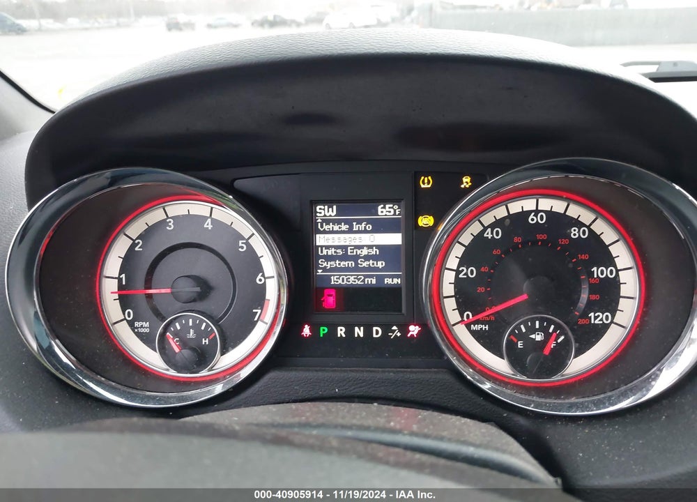 2016 DODGE GRAND CARAVAN R/T VIN: 2C4RDGEG6GR196651