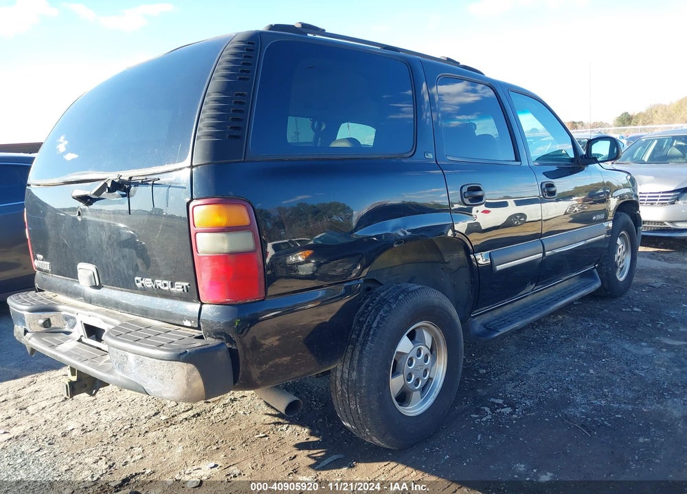 2002 CHEVROLET TAHOE LS VIN: 1GNEC13Z12R324769