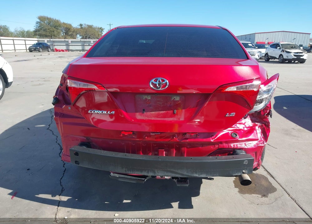 2018 TOYOTA COROLLA LE VIN: 5YFBURHEXJP770005