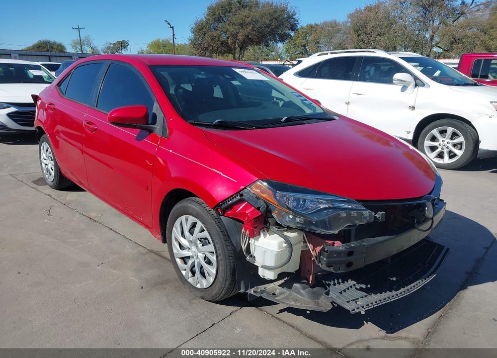 2018 TOYOTA COROLLA LE VIN: 5YFBURHEXJP770005