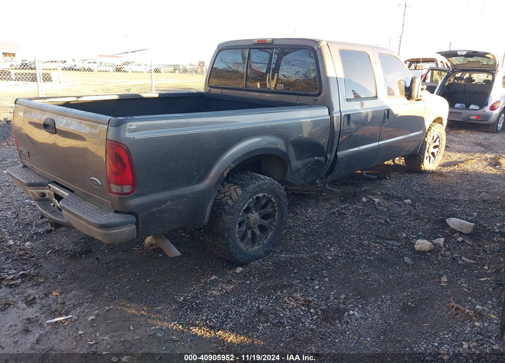 2004 FORD F-250 LARIAT/XL/XLT VIN: 1FTNW20L74EB68463