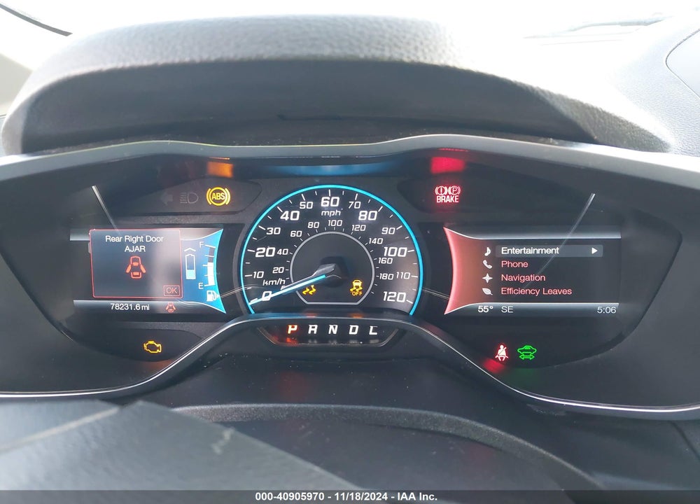 2014 FORD C-MAX ENERGI SEL VIN: 1FADP5CU7EL513217