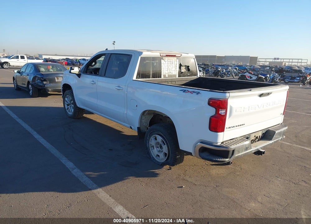 2021 CHEVROLET SILVERADO 1500 4WD SHORT BED LT VIN: 3GCUYDET5MG258584