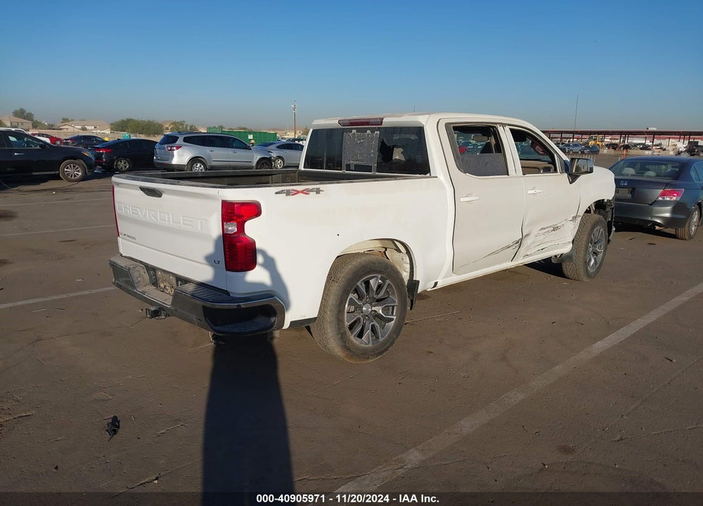 2021 CHEVROLET SILVERADO 1500 4WD SHORT BED LT VIN: 3GCUYDET5MG258584