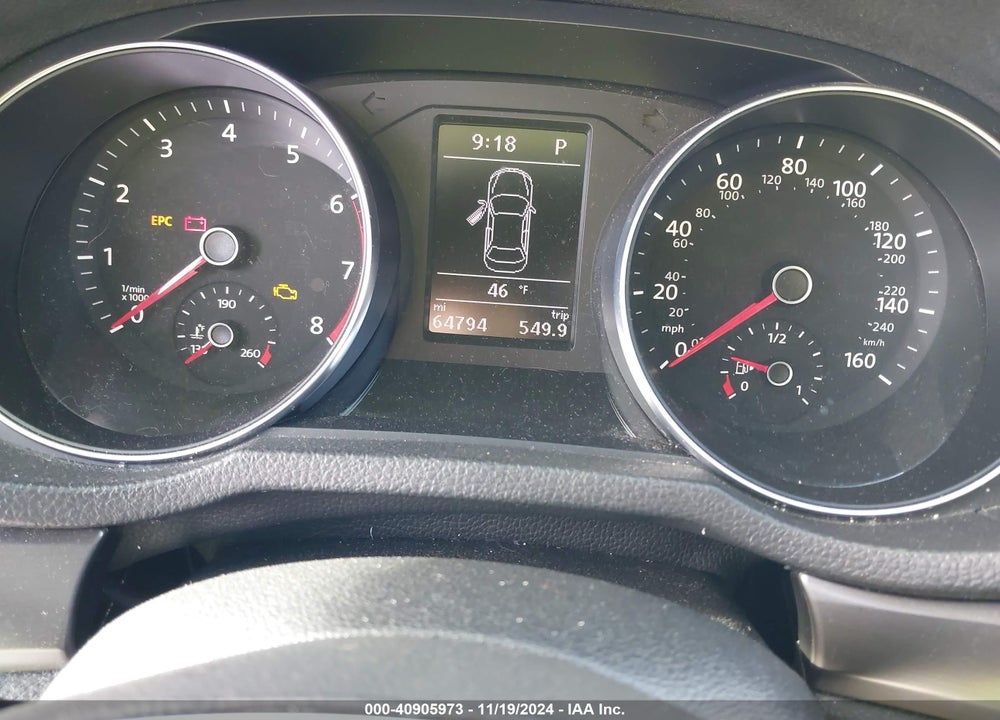 2018 VOLKSWAGEN PASSAT 2.0T R-LINE/2.0T S VIN: 1VWAA7A30JC000127