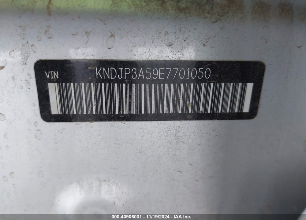 2014 KIA SOUL VIN: KNDJP3A59E7701050